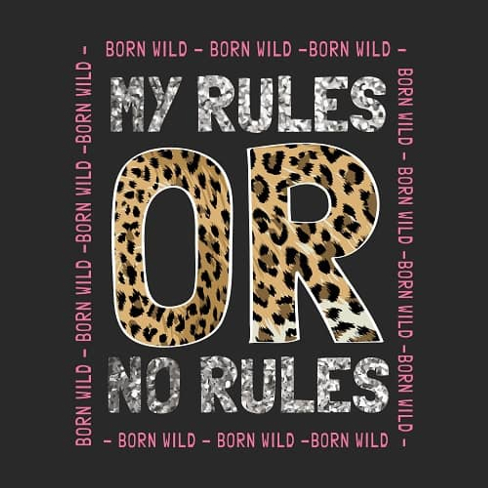 принт для футболки My rules or no rules