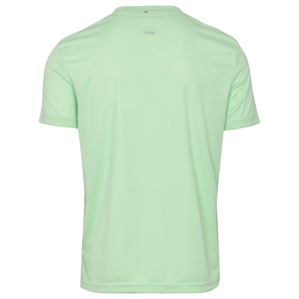 Мужская теннисная футболка Fila T-Shirt Emilio - green ash