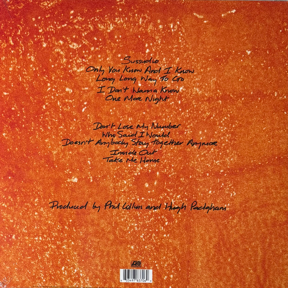 Виниловая пластинка Phil Collins ‎– No Jacket Required LP Clear