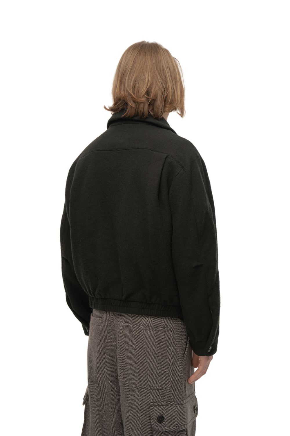 Бомбер Black Boiled Jacket