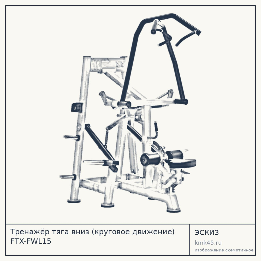 Тренажёр тяга вниз (круговое движение) FTX-FWL15 — от 216 000 ₽