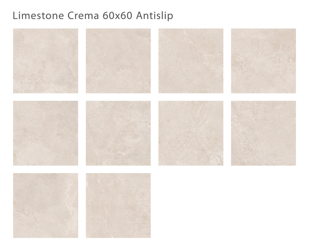 LIMESTONE CREMA 60x60 ANTISLIP