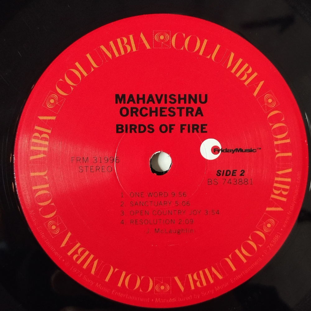 Винтажная виниловая пластинка LP Mahavishnu Orchestra Birds Of Fire (USA 2010)