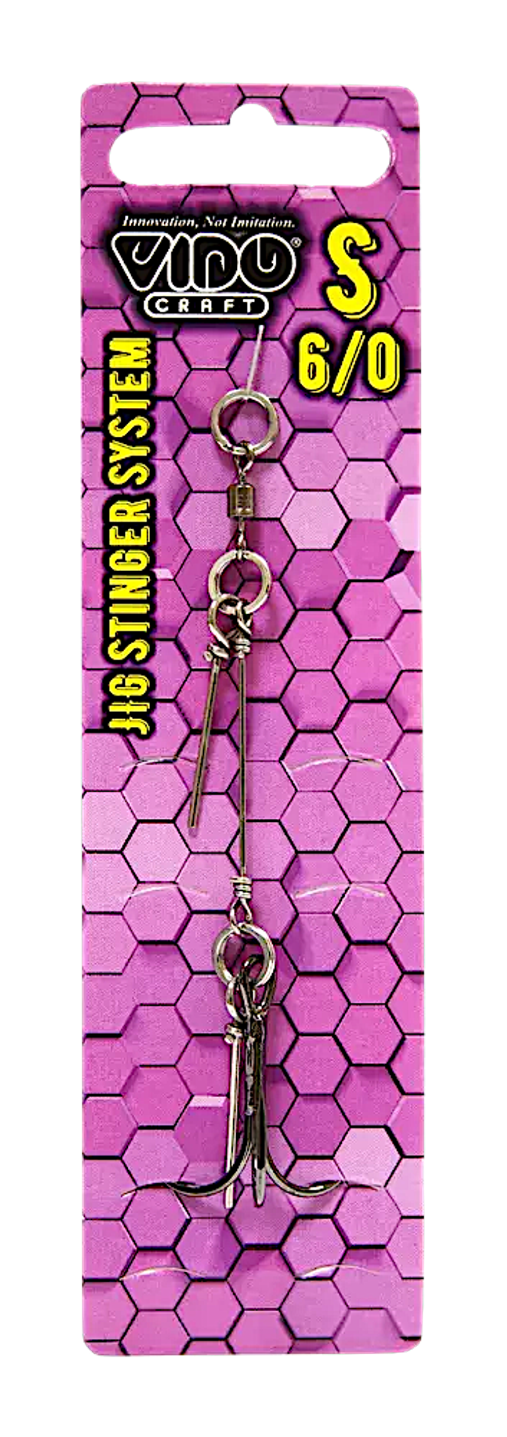 Стингер для джиг-головки Vido Craft VD-STJE 1шт Stinger Eye Jig Тройник -