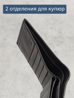 B250010R Castanho - Портмоне c RFID защитой MP