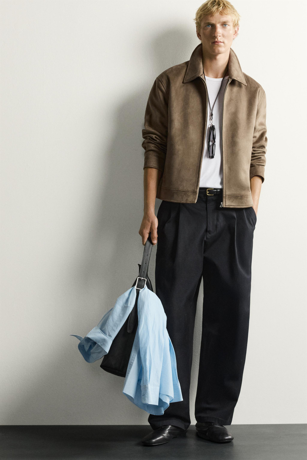 КУРТКА ИЗ ИСКУССТВЕННОЙ ЗАМШИ — ZARA · 8281/111