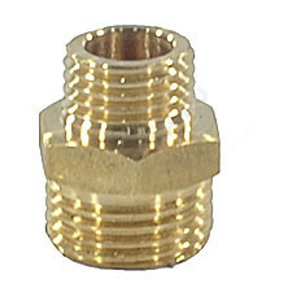 Ниппель латунь переходной Ду 32х25 (1 1/4"х1") НР VALFEX VF.580.L.114.100