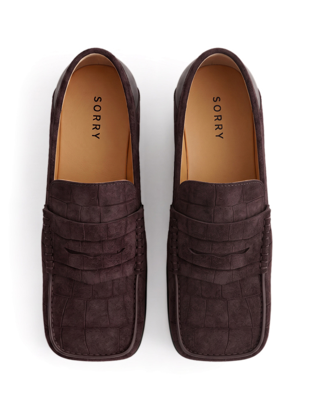 loafer croco mocha