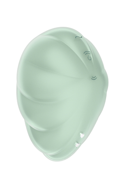 Вакуумный стимулятор клитора Satisfyer Cloud Dancer, силикон, зеленый