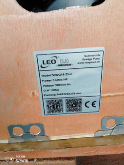 Насос дренажный "LEO" модель 50WQ18-25-3