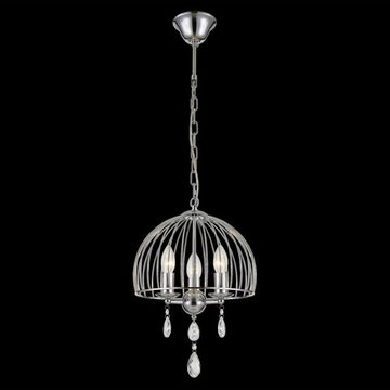 Подвесная люстра на цепи 3*Е14 CL462231 хром Джина Citilux