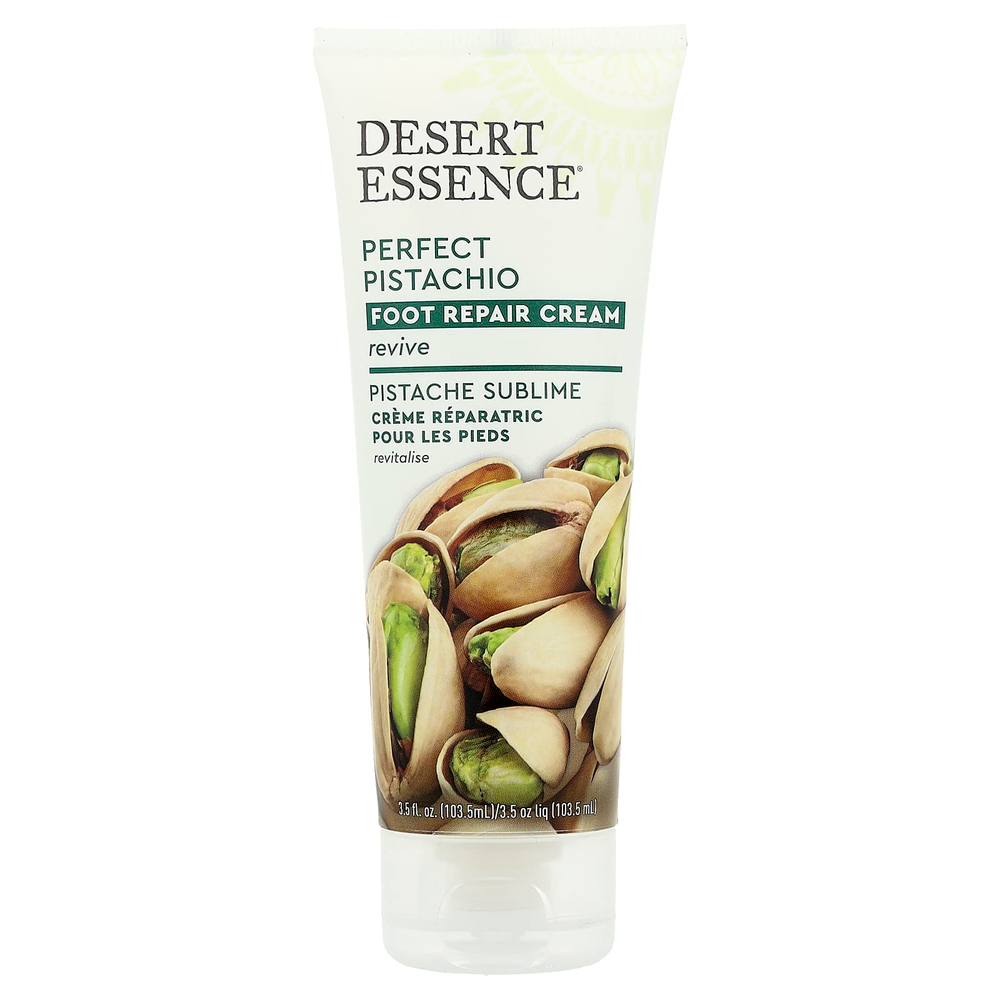 Desert Essence, Organics, восстанавливающий крем для ног, Perfect Pistachio, 103,5 мл (3,5 жидкой унции)