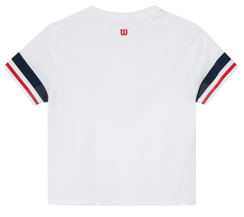 Женская теннисная футболка Wilson Brooklyn Seamless T-Shirt - bright white