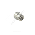 Муфта латунь никель переходная Ду 15х10 (1/2"х3/8") ВР/ВР SantechSystems
