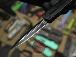 Нож Microtech DIRAC® D/E BLACK TACTICAL STD (225-1T)