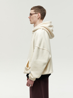 Drawstring Hoodie Cream