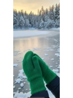 Варежки зимние теплые пушистые ангора