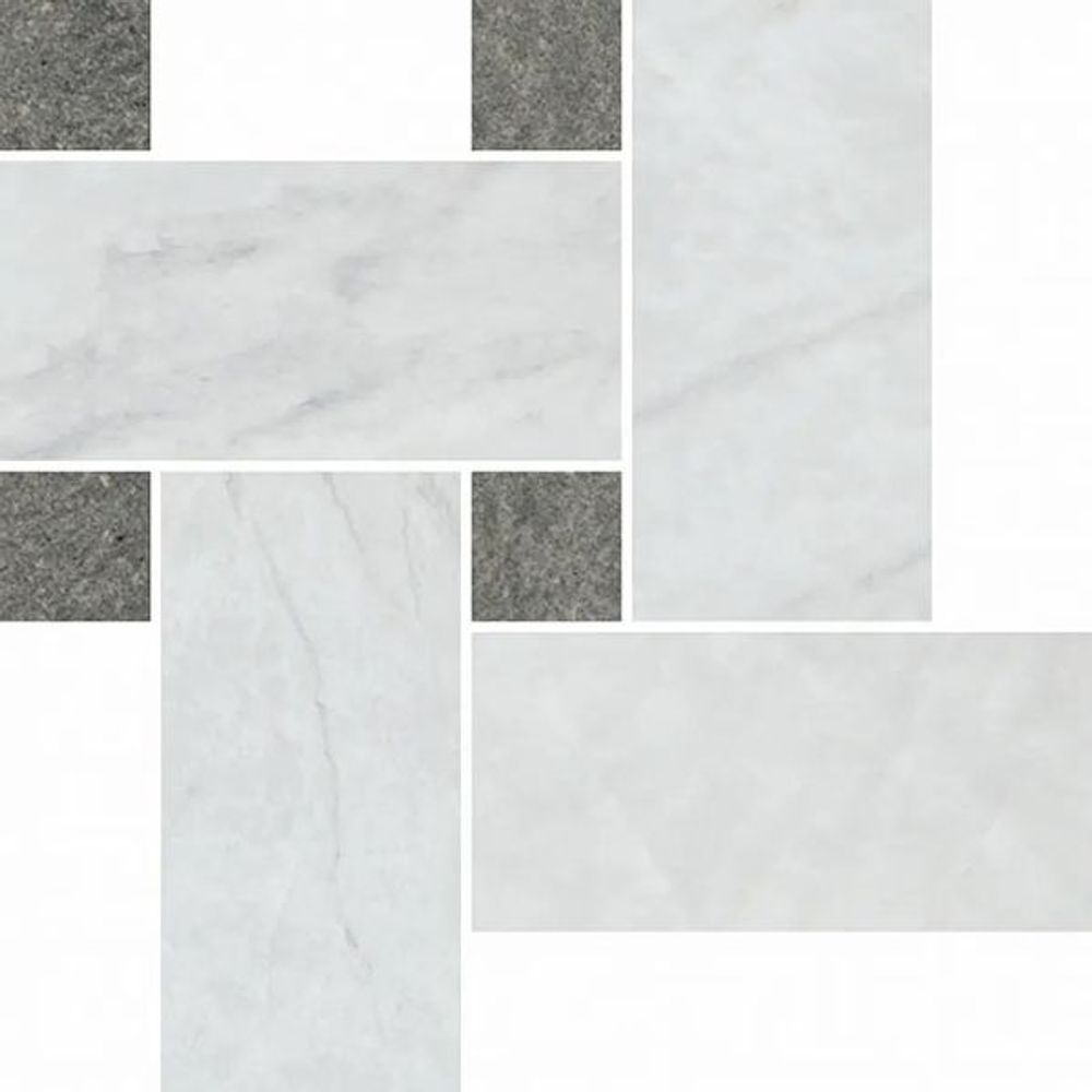 Мозаика CR. PISA MALLA TWISTED WHITE (пересорт)