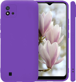 Мягкий Soft Touch чехол из силикона для REALME C11 2021 / C20 с бархатной подкладкой