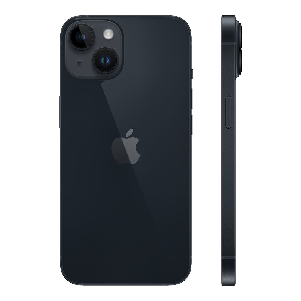 Apple iPhone 14 128 Гб Nano-SIM, eSIM Темная ночь (Midnight) Смартфон