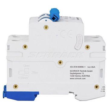 Автоматический выключатель Schrack Technik 1P+N C 16A 6kA Amparo AM617616--