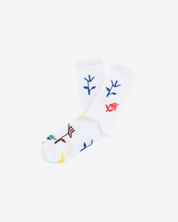 Носки SK WILD FLOWERS White