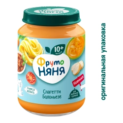 Фрутоняня пюре 190 г Спагетти болоньезе с 10 месяцев