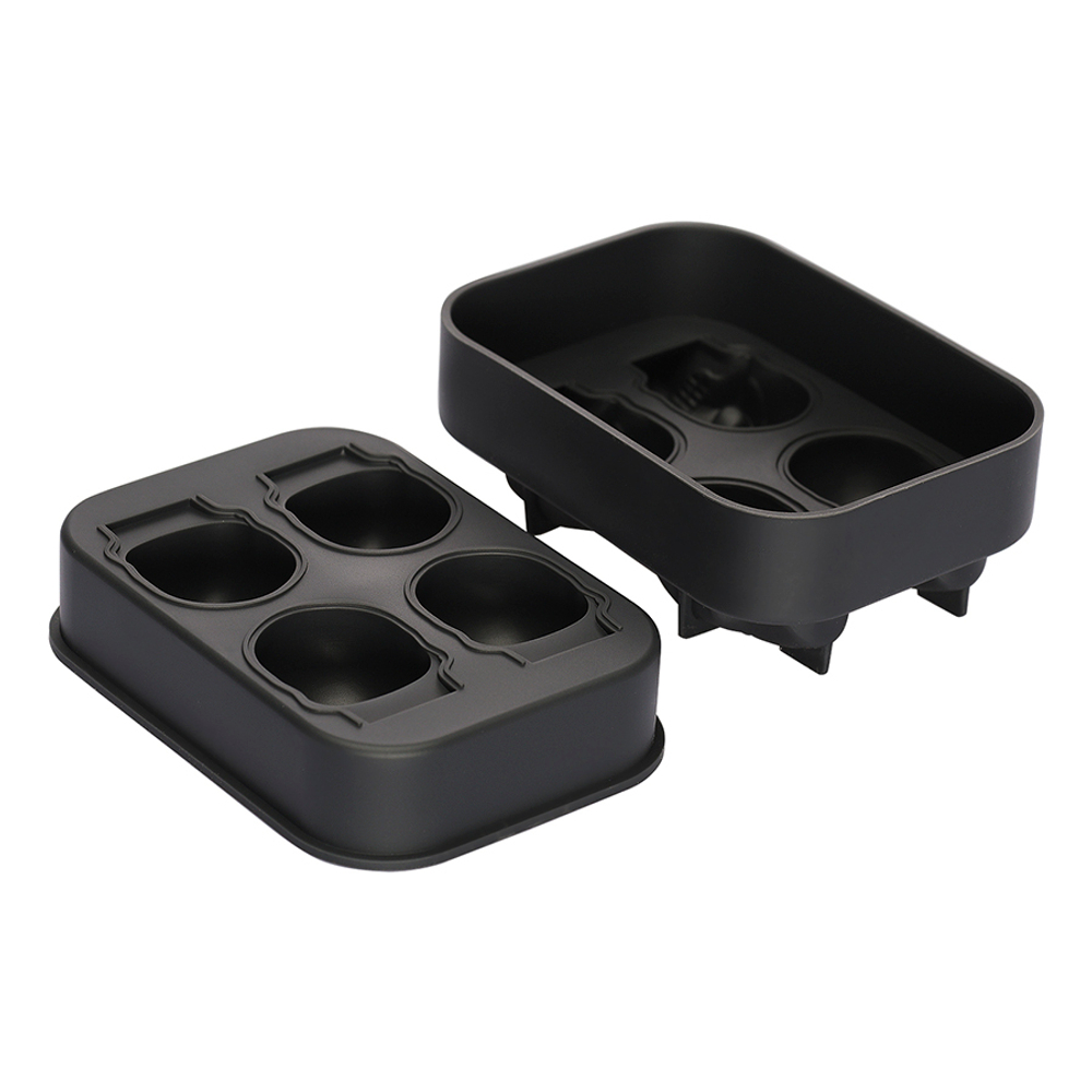 Форма для льда Smart Solutions Ice skull графит