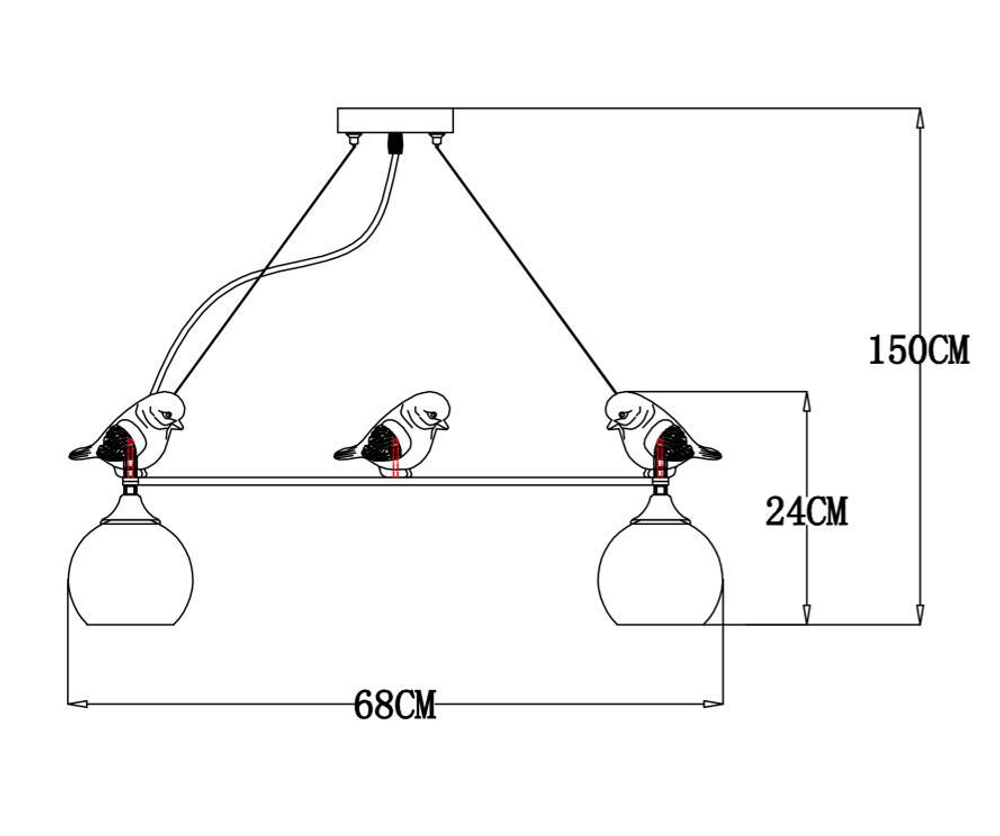 Люстра подвесная Arte Lamp Gemelli A2150SP-5WG