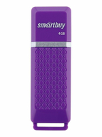 USB флеш накопитель 4 Gb SmartBuy Quartz (SB4GBQZ-V), фиолетовый