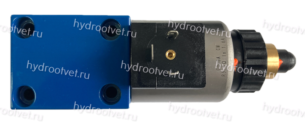 DBET-6X/50G24K4V - Пропорциональный предохранительный клапан Ду6 (пилот), давление регулировки до 50 бар, встроенные усилитель = нет