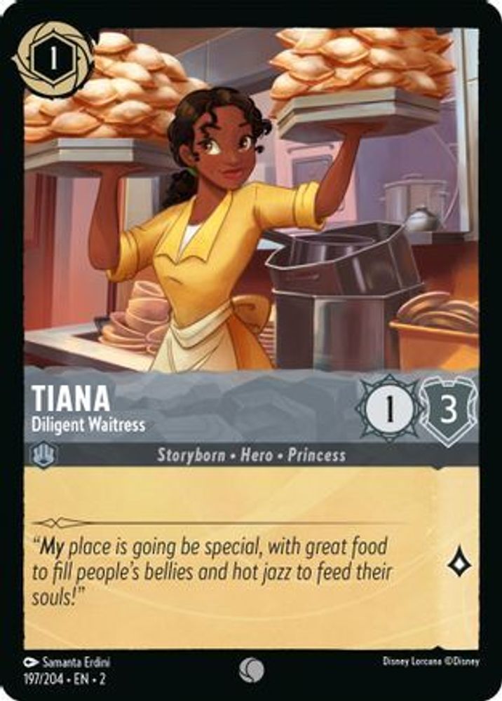Tiana (Diligent Waitress) - 197/204 - Обычная