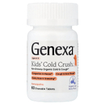 Genexa, Cold Crush, для детей от 4 до 11 лет, органические ягоды асаи, 60 жевательных таблеток