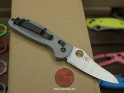 Нож Benchmade 555 Griptilian Mini - серый нейлон, клинок стоунвош