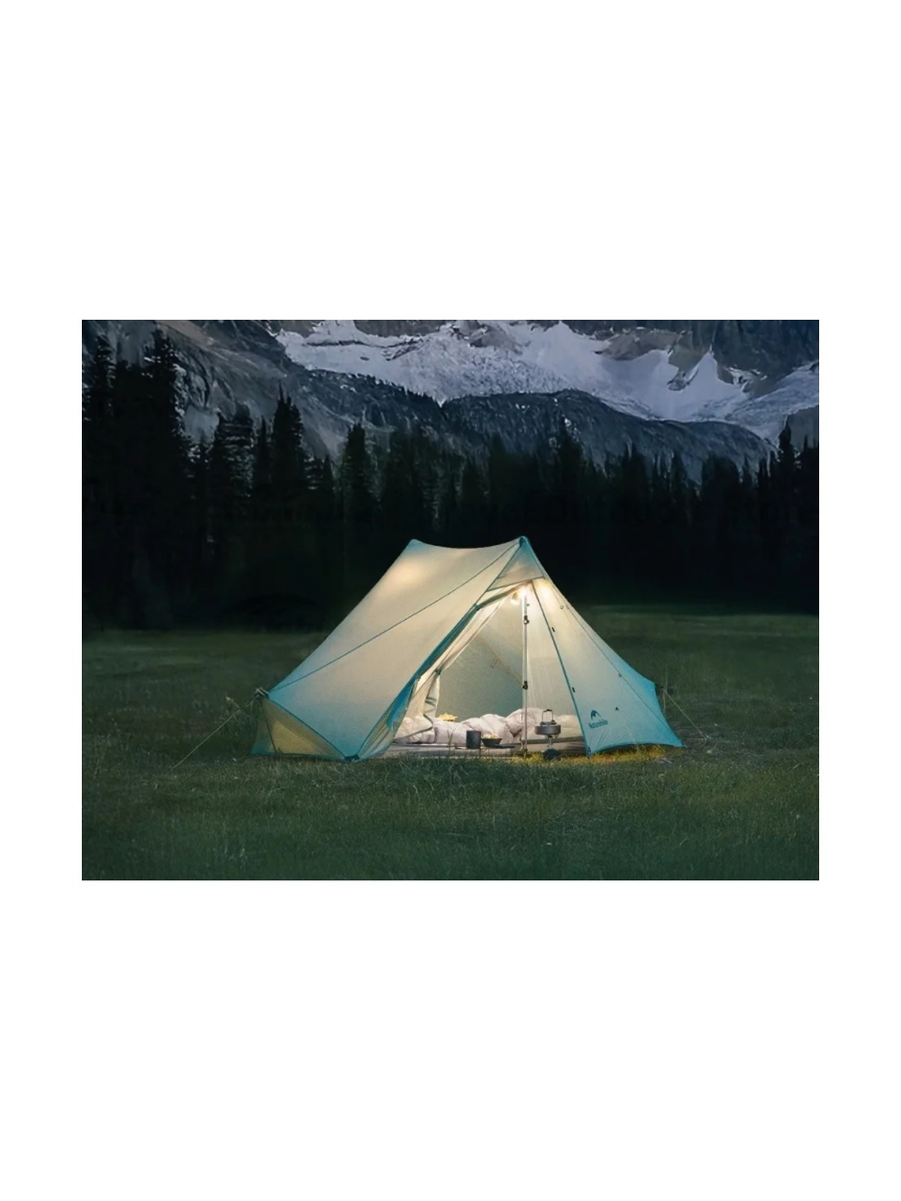 Палатка Naturehike Lingfeng UL 2-местная, зеленая