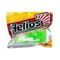 Твистер Helios Credo Double Tail 3,54"/9 см White &amp; Green 5шт. (HS-28-016)