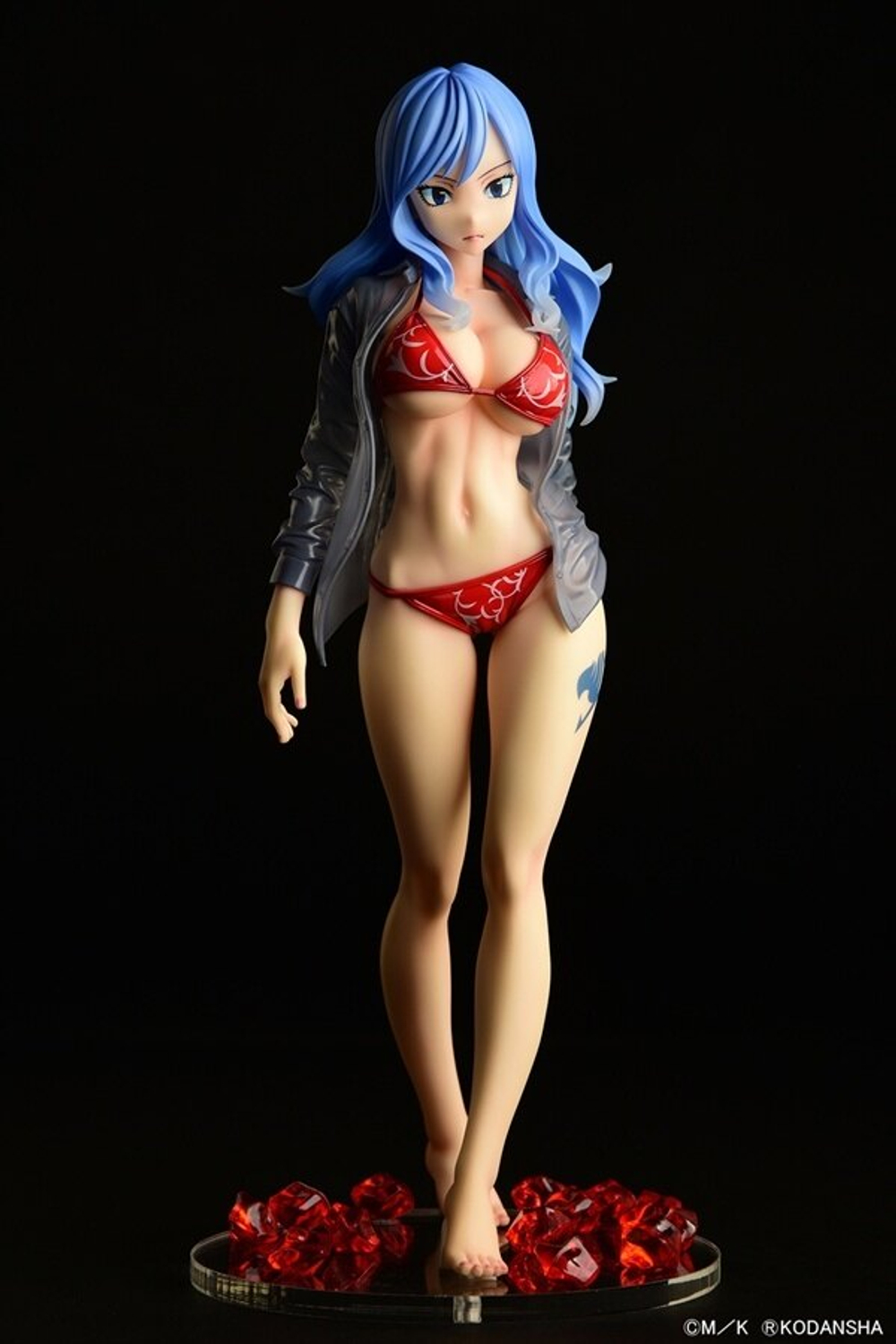 Фигурка Orca Toys FAIRY TAIL Juvia Lockser Gravure_Style Red Bikini!! Wet Sheer Shirt SP: Хвост Феи: Джувия Локсар (красный купальник)
