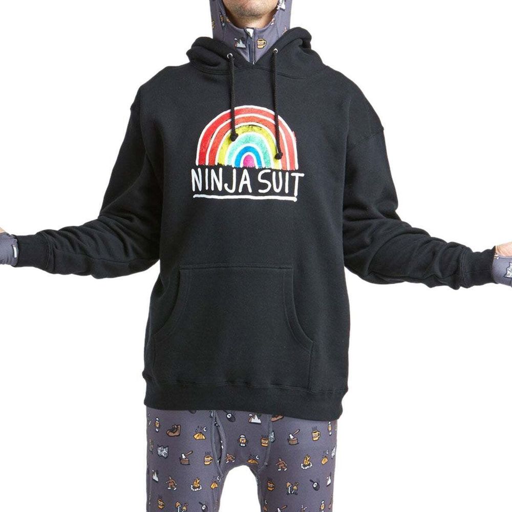 Толстовка AIRBLASTER NINJA RAINBOW HOODY BLACK (FW22)