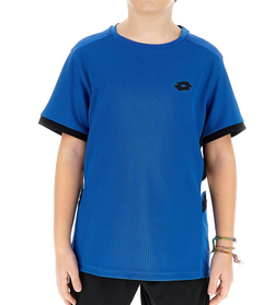 Футболка для мальчика теннисная Lotto Squadra B III T-Shirt - skydriver blue