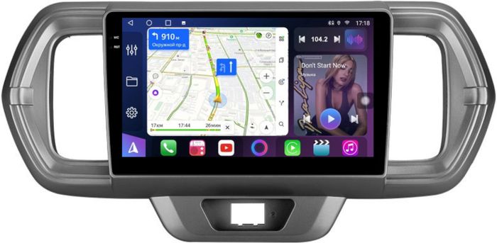 Магнитола для Toyota Passo 3, Daihatsu Boon 3 2016-2023 - FarCar S400-TS18 монитор 9.5" QLED на Android 14, CarPlay, 4G SIM-слот