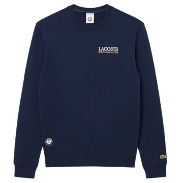 Мужская теннисная кофта Lacoste Roland-Garros Edition Fleece - midnight blue