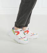 Кожаные кроссовки scarpa Versace Jeans Couture - белый(74VA3SC4ZS673)