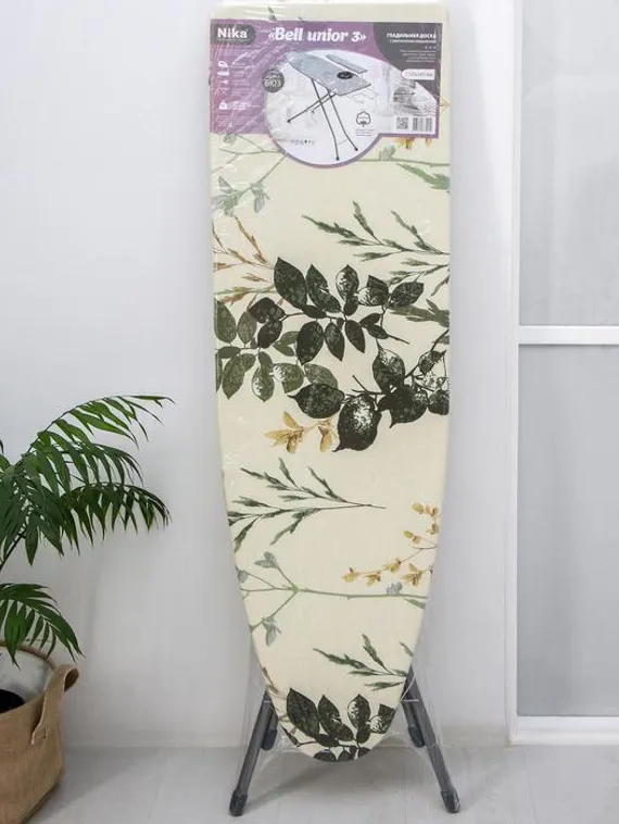 Доска гладильная Nika «Белль-Юниор 3», 112×34,5 см, два положения высоты 70, 80 см, МИКС