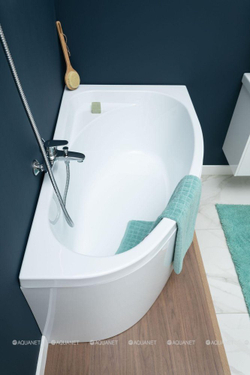 Акриловая ванна Aquanet (Акванет) Mia 140x80 R с каркасом