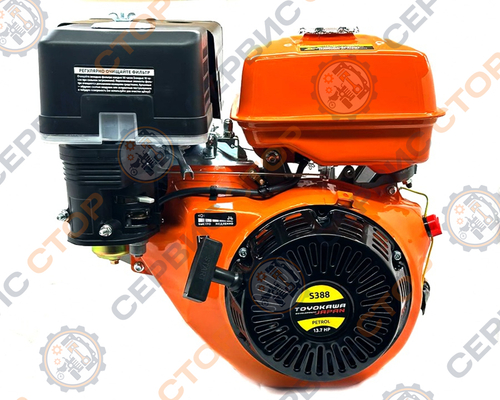 Двигатель Toyokawa S388 (188F) 13,6 л.с., (под шпонку 25х60 мм, 90х90 мм., бензиновый)