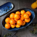 Блюдо 5,5 л, 50*29 см,фарфор,серия "Aqua Blue", P.L. - Proff Cuisine