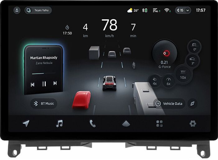 Магнитола для Mercedes-Benz C W204 2007-2011 - Teyes CC4-PRO монитор 13" 2K QLED на Android 13, Быстрейшая, Snapdragon 778G, ИИ, CarPlay, DSP, 4G SIM-слот