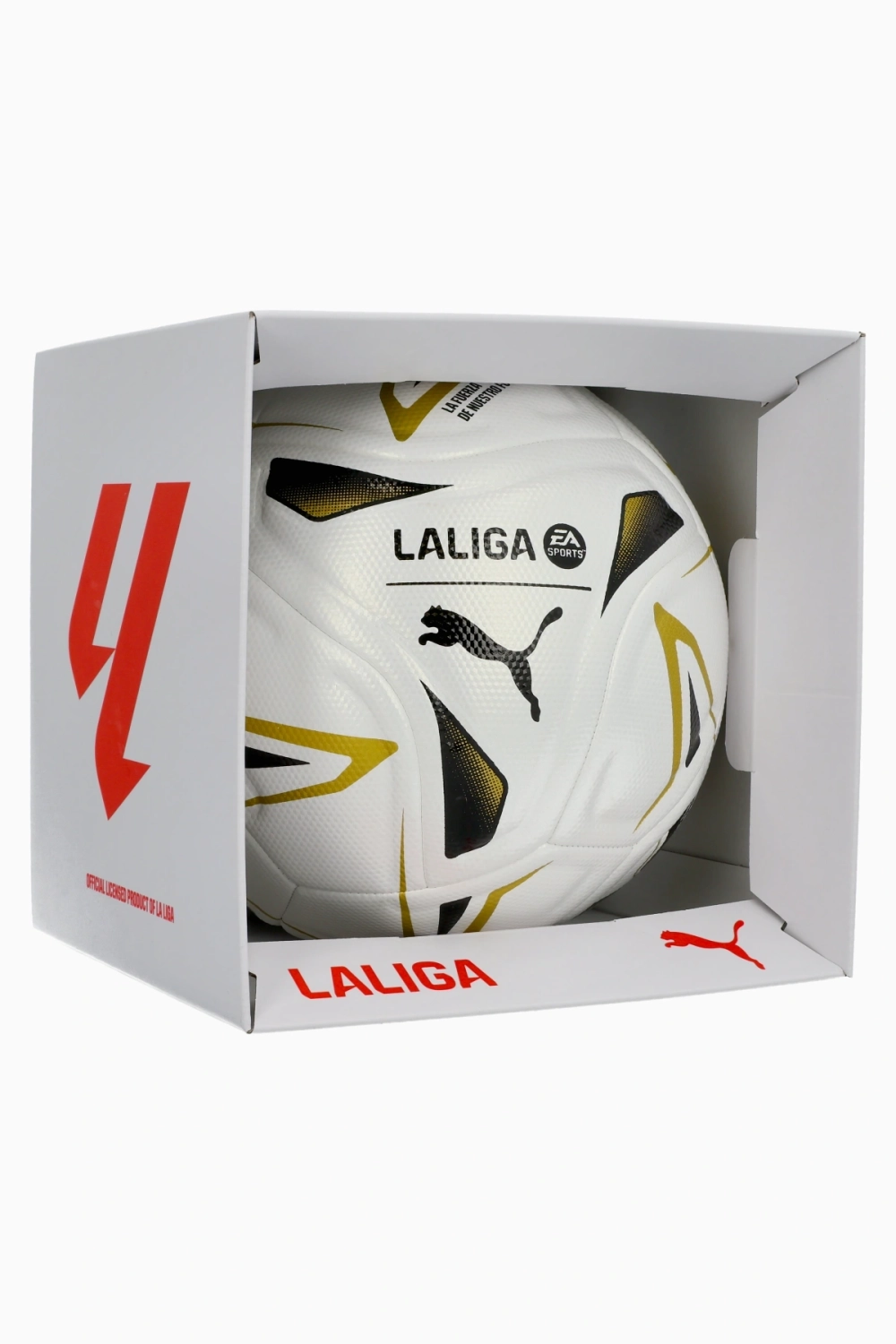 Футбольный мяч Puma Stellar Nitro Cup La Liga EL Clasico размер 4 - белый