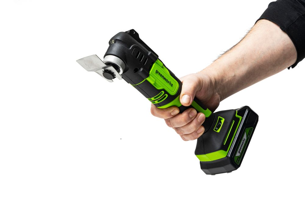 Аккумуляторный реноватор Greenworks G24MT, 3400307,24v, без АКБ и ЗУ