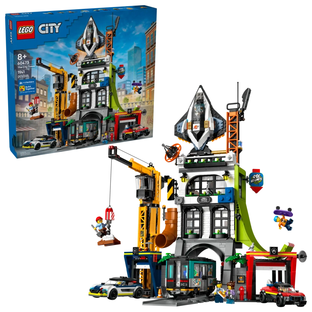 Конструктор LEGO City 60473 Городская башня
